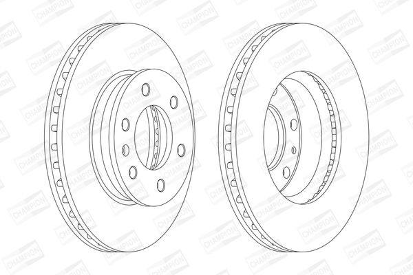 Гальмівний диск, Champion 569136