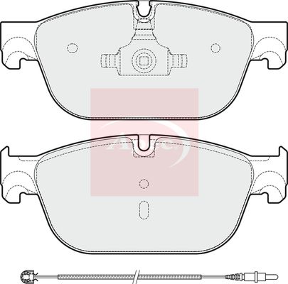 APEC Brake Pad Set, disc brake PAD1809