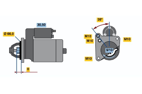 BOSCH 0 986 016 400 Starter