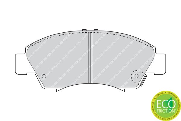 FERODO FDB777 Brake Pad Set, disc brake