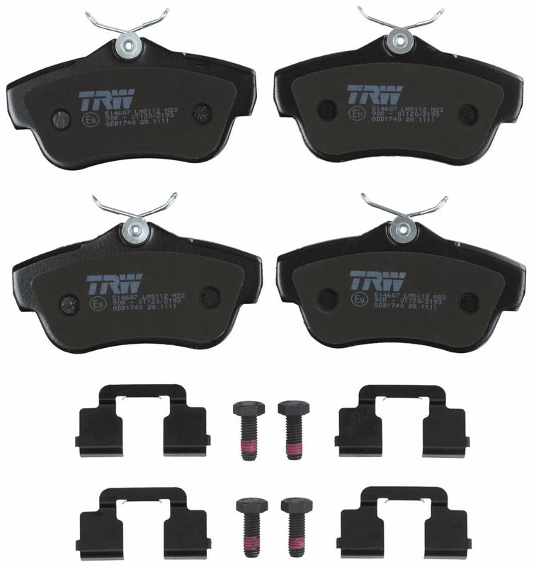 TRW GDB1740 Brake Pad Set, disc brake