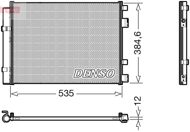 Конденсатор, система кондиціонування повітря, Denso DCN41020