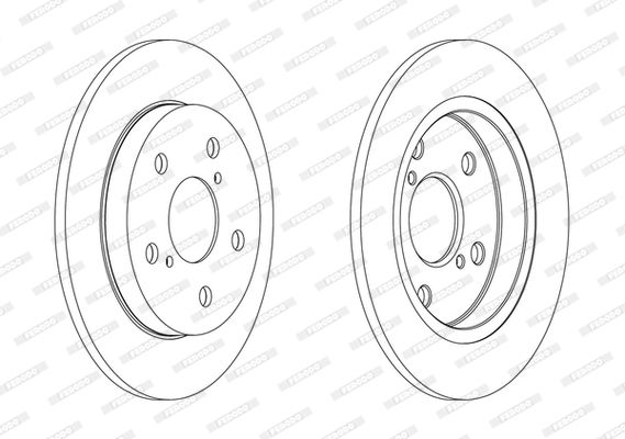 Ferodo Brake Disc DDF1788C