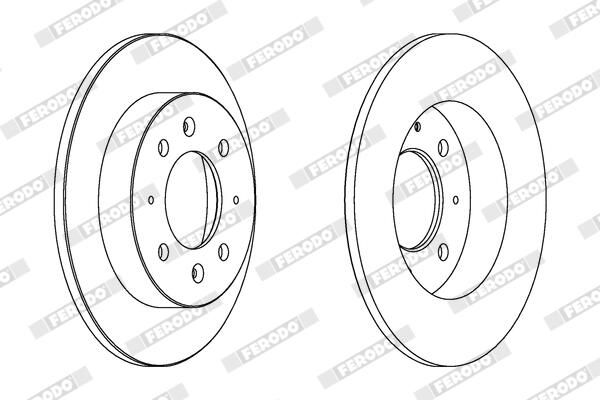FERODO DDF1541 Brake Disc