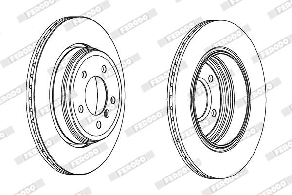 FERODO DDF1260C Brake Disc