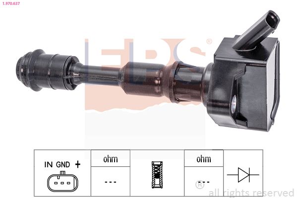 EPS VOLVO Котушка запалювання S60 2.0 15-, S80 2.0 13-, S90 16-