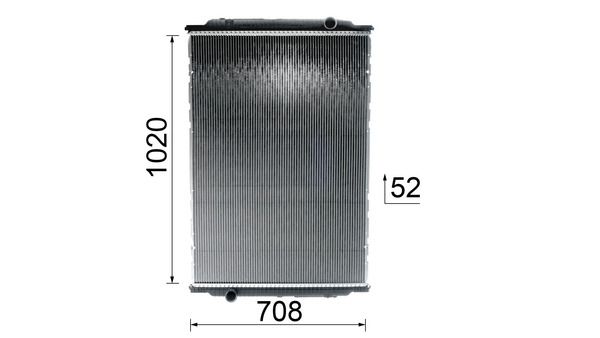 Product Image - Radiateur - CR2391000P - MAHLE