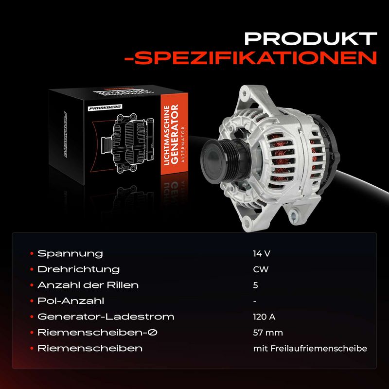 Frankberg 5481FB0032348 Alternator