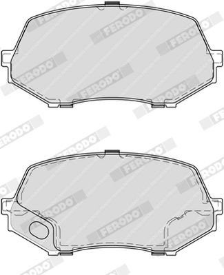 FERODO FVR4253 Brake Pad Set, disc brake