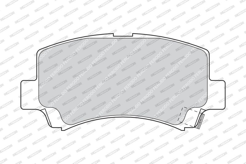 FERODO Plaquettes de frein à disque FDB1421