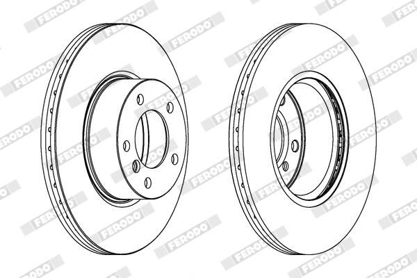 FERODO DDF1717C Brake Disc