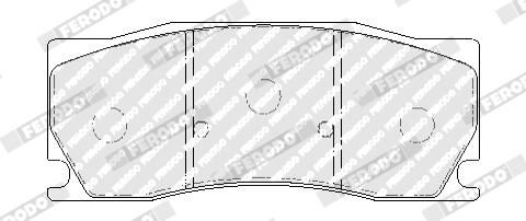 FERODO FDB5118 Brake Pad Set, disc brake