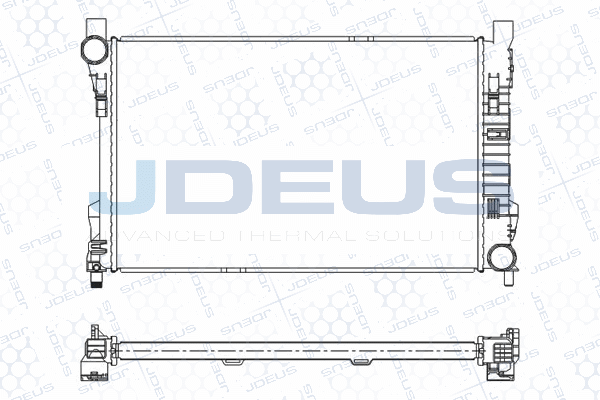 JDEUS hűtő, motorhűtés M-0170550