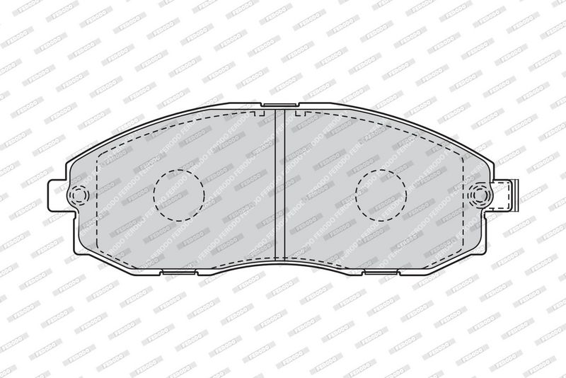 FERODO Plaquettes de frein à disque FVR1498