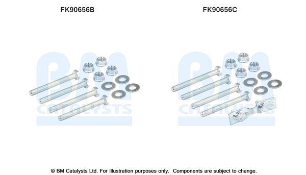 BM CATALYSTS szerelőkészlet, katalizátor FK90656