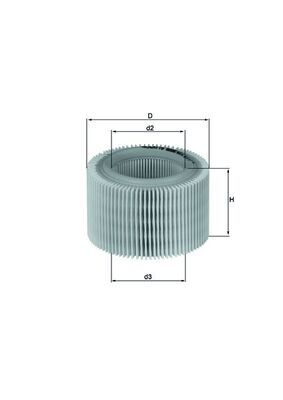 MAHLE Luchtfilter LX 718