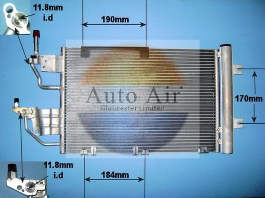 Auto Air Gloucester 16-1099 Condenser, air conditioning