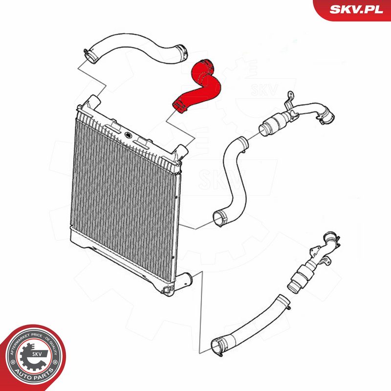 ESEN SKV 24SKV908 Charge Air Hose
