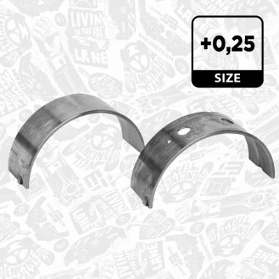 ET ENGINETEAM LH000825 Crankshaft Bearing Shell