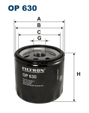 FILTRON olajszűrő OP 630