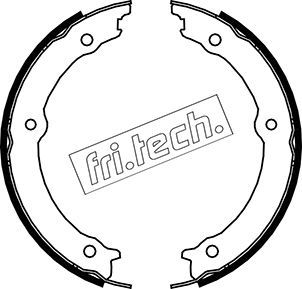 fri.tech. 1045.002 - Brake Shoe Set, parking brake