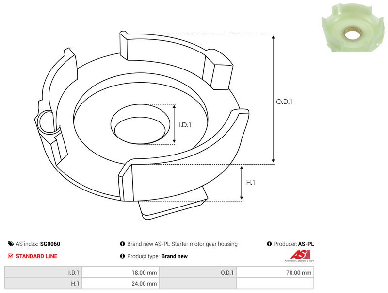 AS-PL SG0060 Repair Kit, starter