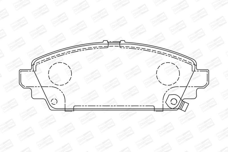 CHAMPION Plaquettes de frein à disque 572464CH
