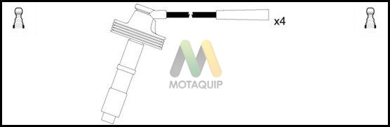 MOTAQUIP gyújtókábelkészlet LDRL496