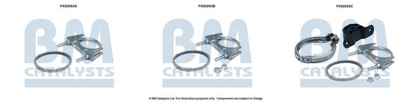 BM CATALYSTS szerelőkészlet, katalizátor FK92063