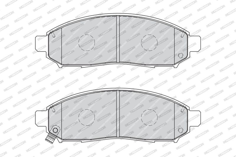 FERODO Plaquettes de frein à disque FDB1997