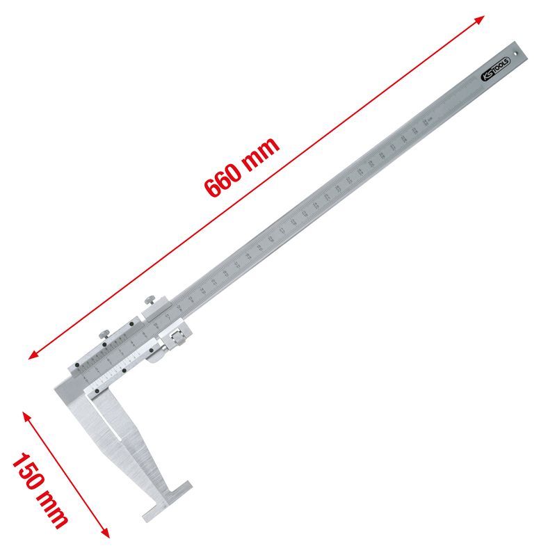 Lastbil bromstrumma skjutmått 0-500mm - 660mm