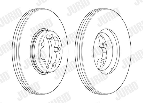 Гальмівний диск, Jurid 563122J-1