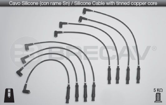 BRECAV 01.522 - Ignition Cable Kit