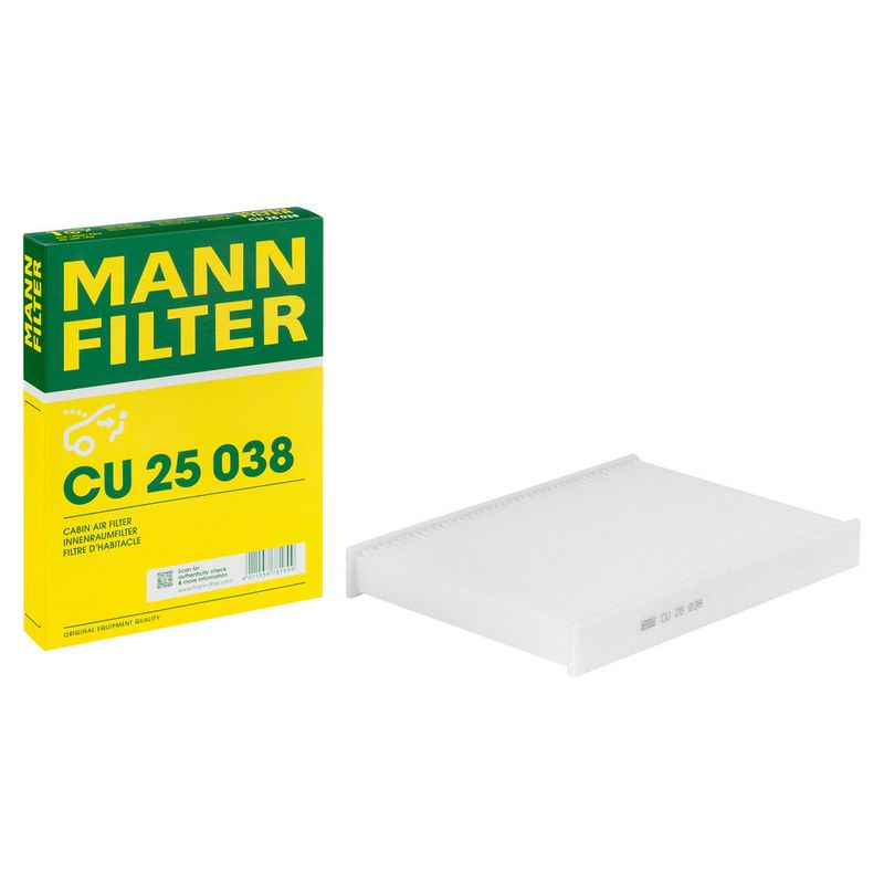 Filter, salongiõhk, MANN-FILTER CU 25 038