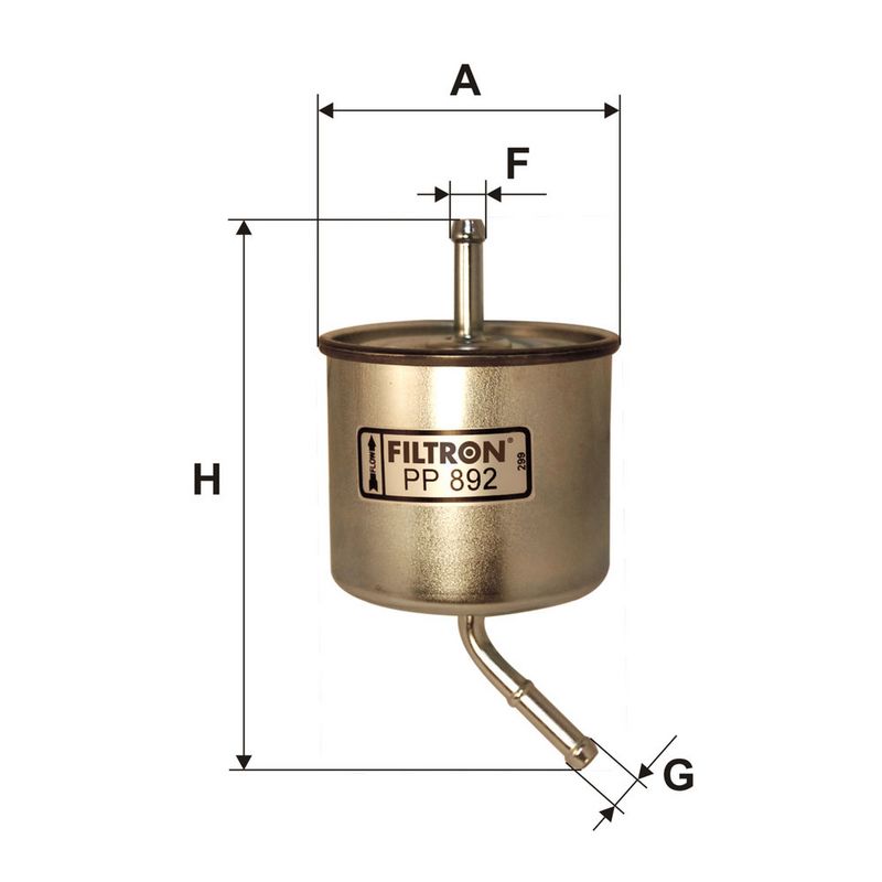 Kütusefilter, FILTRON PP 892