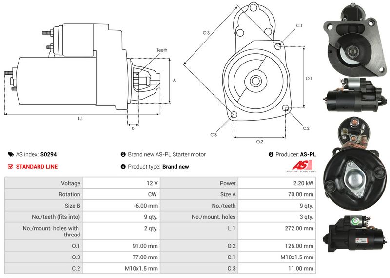 AS-PL S0294 Starter