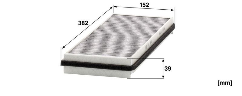 Filter, salongiõhk, MANN-FILTER CUK 3840