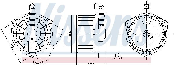 Компресор салону, Nissens 87550