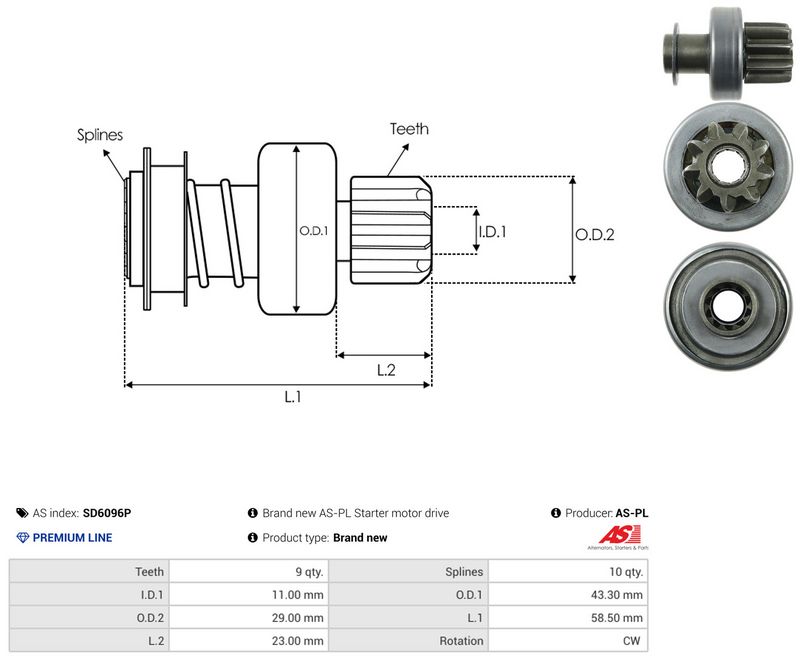 Vabajooks, starter, AS-PL SD6096P