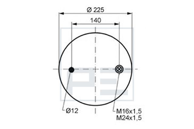 Mech, pneumatické odpružení 084.258-71A