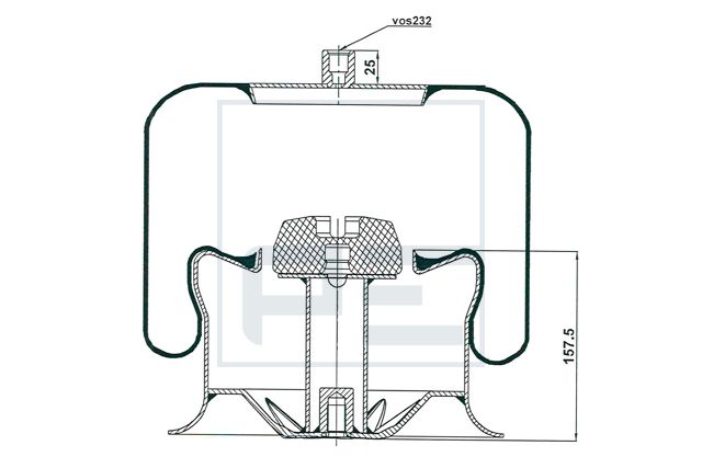 Mech, pneumatické odpružení 084.112-74A