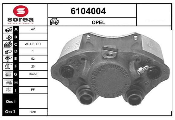 STARTCAR 6104004 - Brake Caliper