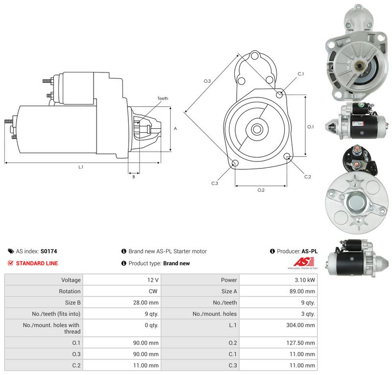 AS-PL S0174 Starter