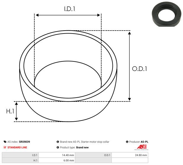 AS-PL SRS9039 Repair Kit, starter