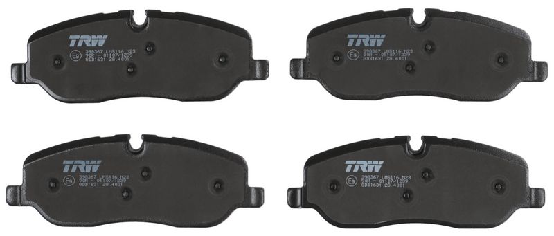 TRW GDB1631 Brake Pad Set, disc brake