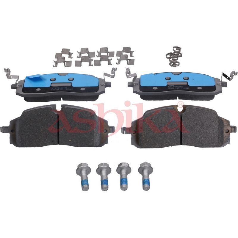 ASHIKA 50-00-0166 - Brake Pad Set, disc brake