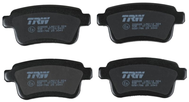 TRW GDB1786 Brake Pad Set, disc brake