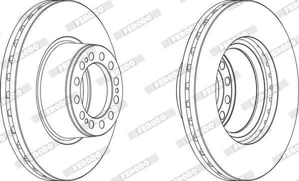 Brzdový kotouč FCR201A