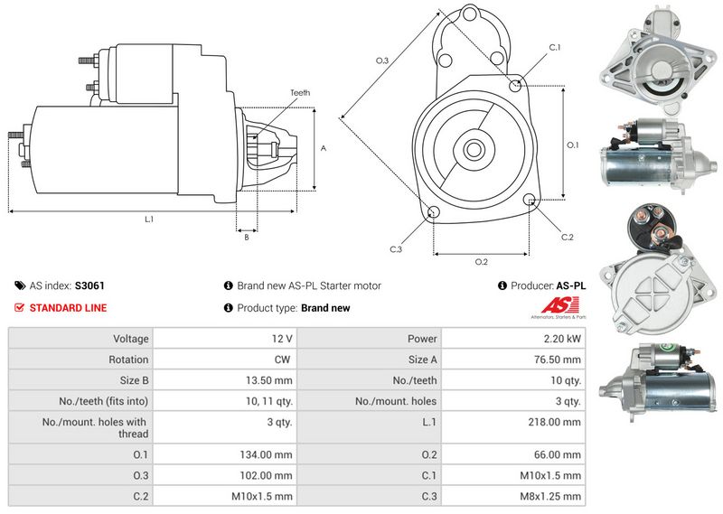 AS-PL S3061 Starter