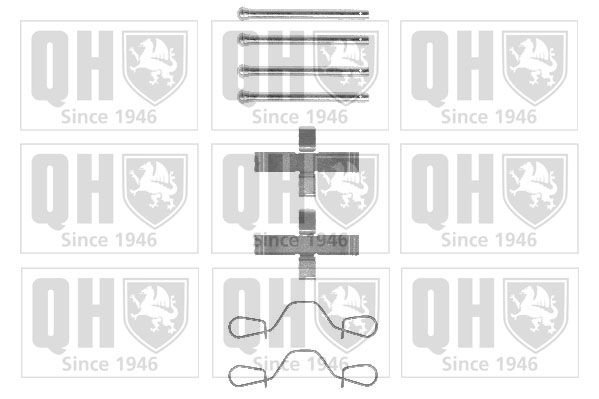 QUINTON HAZELL tartozékkészlet, tárcsafékbetét BFK823